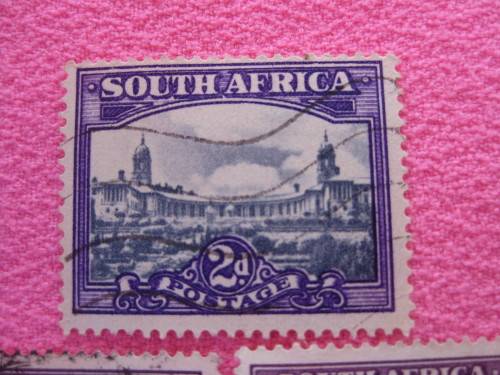 STAMP 1d Union of South Africa buildings early