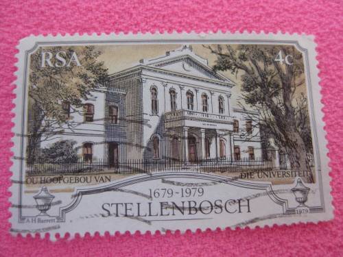 STAMP 4c Republic of South Africa 1679-1979 Stellenbosch
