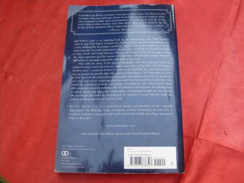 `Life without limits`  Soft cover Nick Vujicic