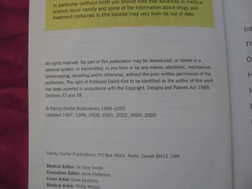 `Understanding Prostate Disorders`  Soft cover.  Professor David Kirk.  Family Doctor Series.