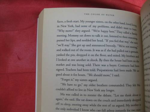 `The Color of Water`  Soft cover  James McBride.