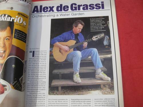 `Guitar Player` magazine August, 1999. Santana.