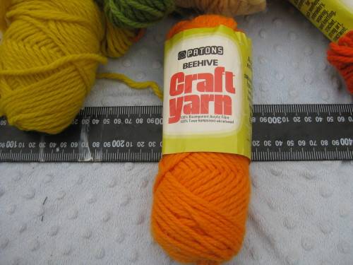 Paton`s beehive craft yarn. An all-purpose yarn for quick needlepoint,embroidery, weaving, hand knit