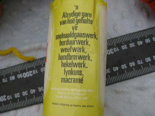 Paton`s beehive craft yarn. An all-purpose yarn for quick needlepoint,embroidery, weaving, hand knit