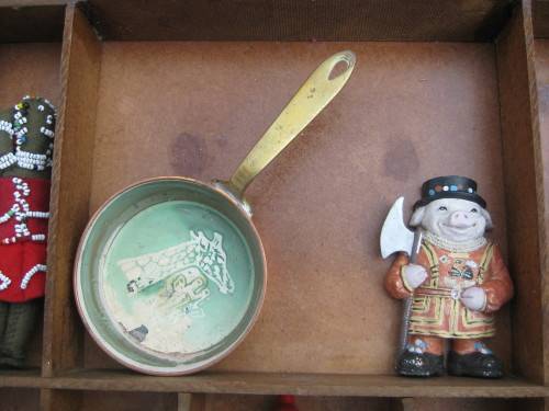 Printer`s tray complete with ornaments.