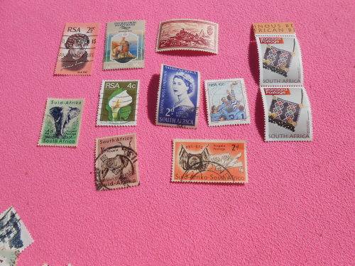 South African stamps.  160 stamps.