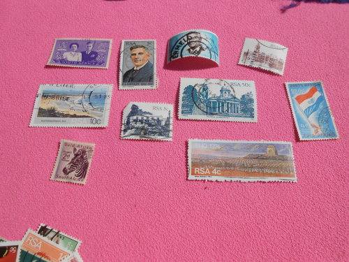 South African stamps.  160 stamps.