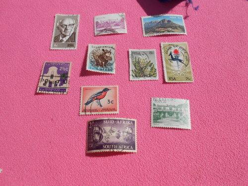 South African stamps.  160 stamps.
