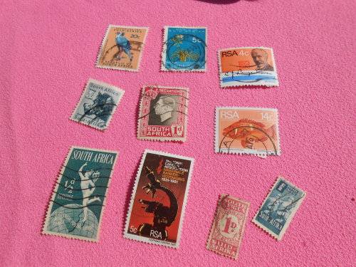 South African stamps.  160 stamps.