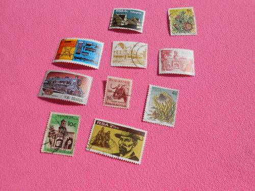 South African stamps.  160 stamps.