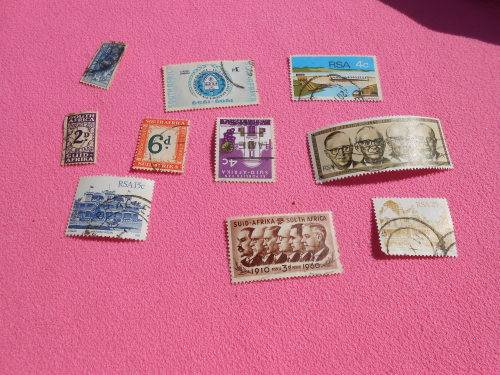 South African stamps.  160 stamps.
