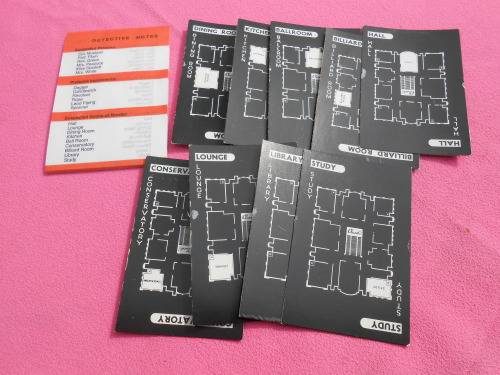 Cluedo The Great Detective Game.  Tweeralige Reels.  Waddingtons.  8-Adult.  Players 2-6.