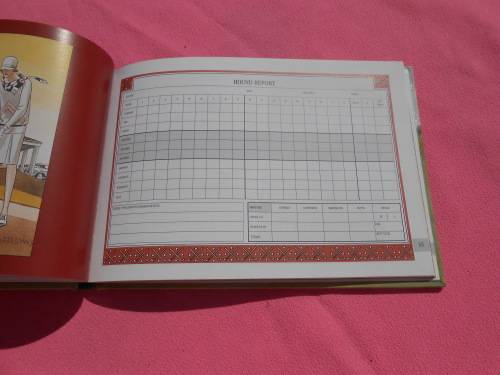 `Golf Score Book`   Hard cover.