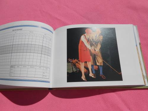 `Golf Score Book`   Hard cover.