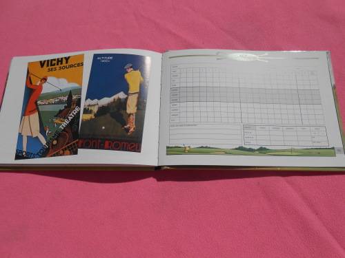 `Golf Score Book`   Hard cover.