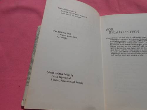 `The Beatles`  The Authorised Biography.  Hard cover.