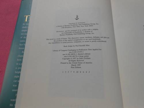 `The Partner`  John Grisham.  Hard cover.