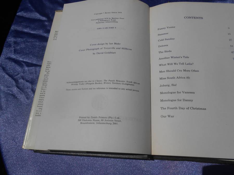 `Joburg, Sis!   Barney Simon.  Hardcover.