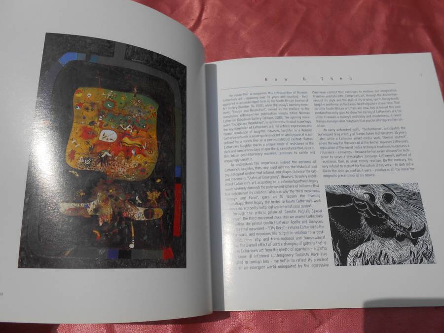 Art book `Norman Catherine`  Now and Then.  Soft cover.