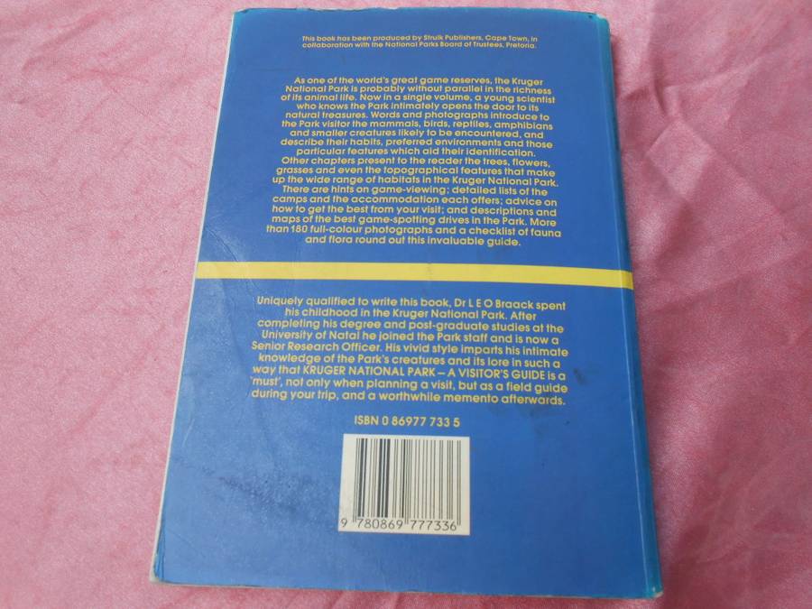 1988 `Kruger National Park`  2nd Edition.  Soft cover.