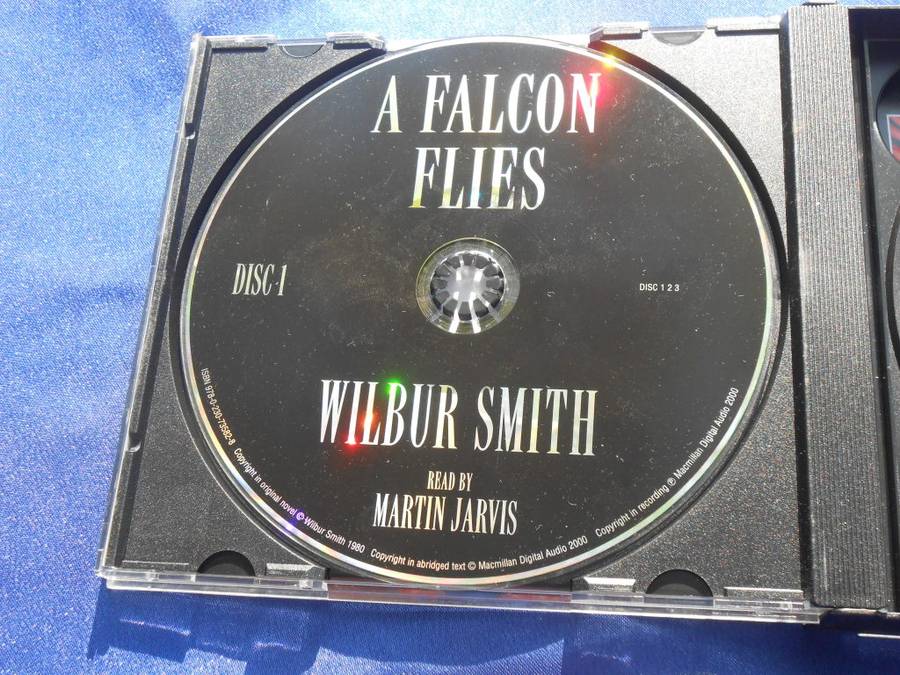 Wilbur Smith.  `A Falcon Flies`  Audio book.