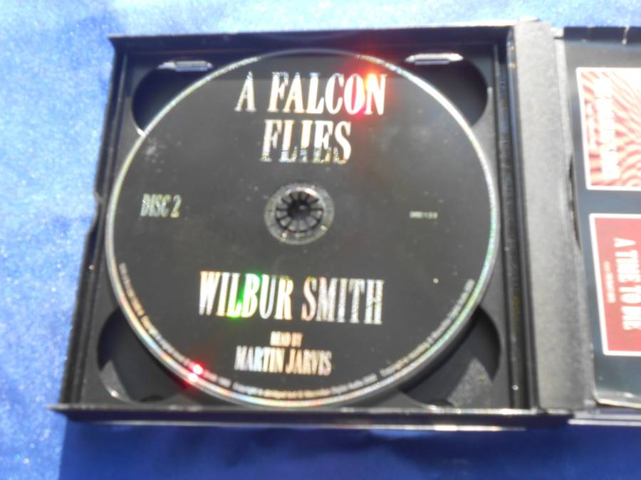 Wilbur Smith.  `A Falcon Flies`  Audio book.