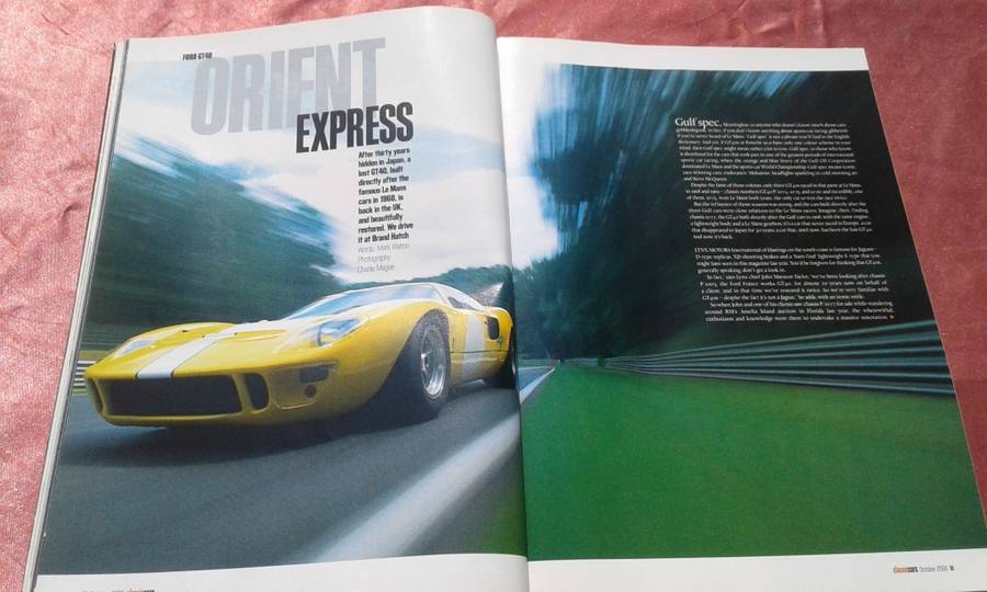 Thoroughbred & Classics Cars magazine.  October, 2000.
