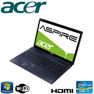 ACER ASPIRE 7739, CORE I3-380M,2.53GHZ, 4GB 500GB 17,3" WIN7, BRAND NEW