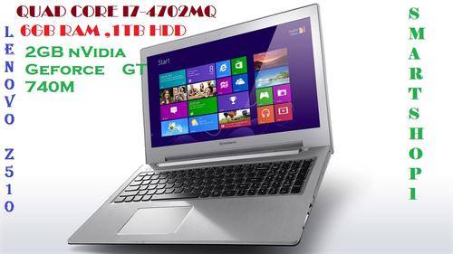 LENOVO IDEAPAD Z510 , QUAD CORE I7,6GB RAM,1TB HDD ,2GB NVIDIA GPU,COLOR WHITE BRAND NEW