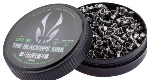 The Black Ops Soul Flat Pellets / 500 - 4.5mm
