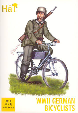 toy soldiers 8119  WWII German Bicyclists