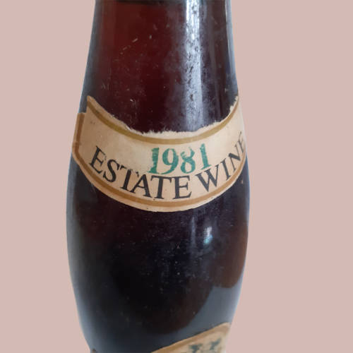 Wine Bottle from Zimbabwe 1981