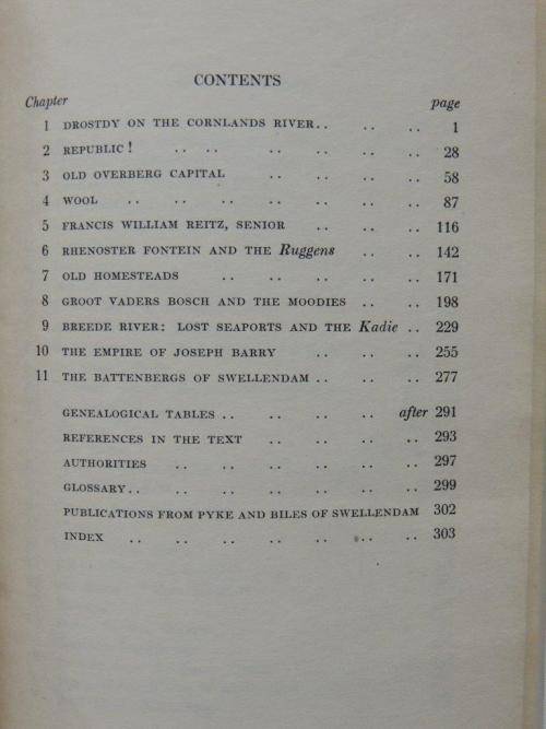 Overberg Outspan:Chronicle of People and Places in South-Western Districts of the Cape - EH Burrows