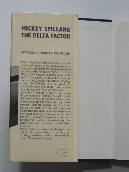 The Delta Factor - First Edition - by Mickey Spillane