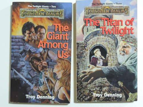 The Twilight Giants Forgotten Realms Books 2 and 3 ONLY -Troy Denning