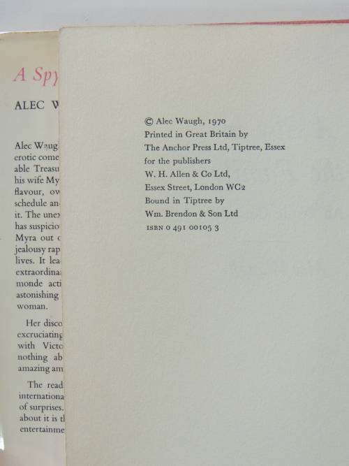 A Spy in the Family: An Erotic Comedy - First Edition - Alec Waugh