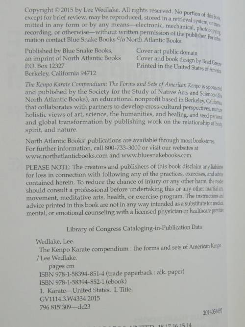 The Kenpo Karate Compendium  - Lee Wedlake
