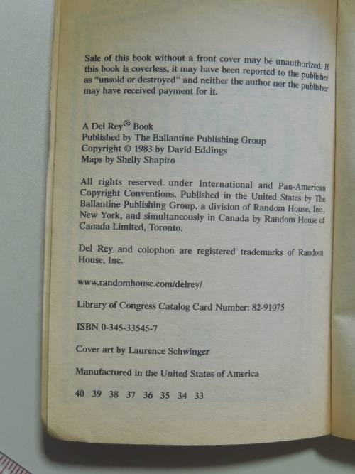 Magician`s Gambit - The Belgariad Book 3 - David Eddings