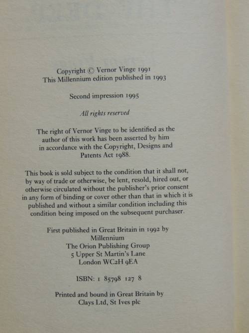A Fire Upon the Deep - Vernor Vinge