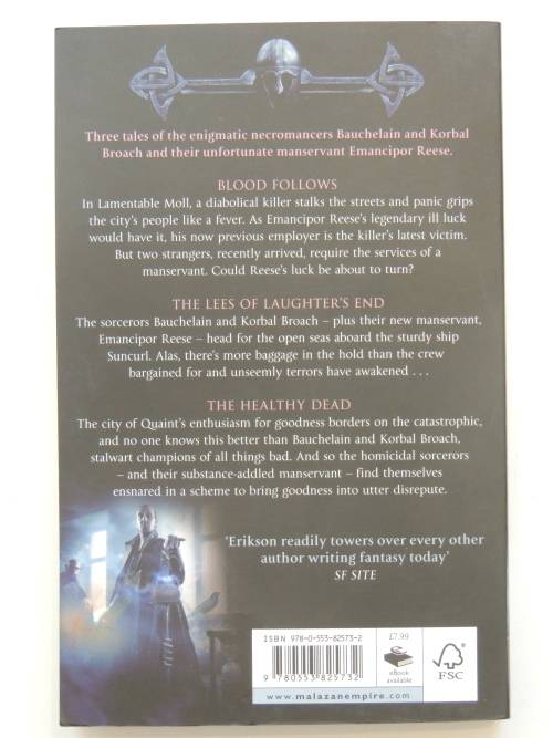 First Collected Tales Bauchelain and Korbal Broach - 3 Short Novels of the Malazan Empire - Erikson