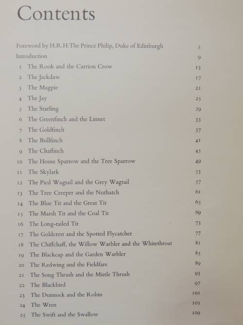 Birds of Town and Village - Paintings by Basil Ede, Text by WD Campbell