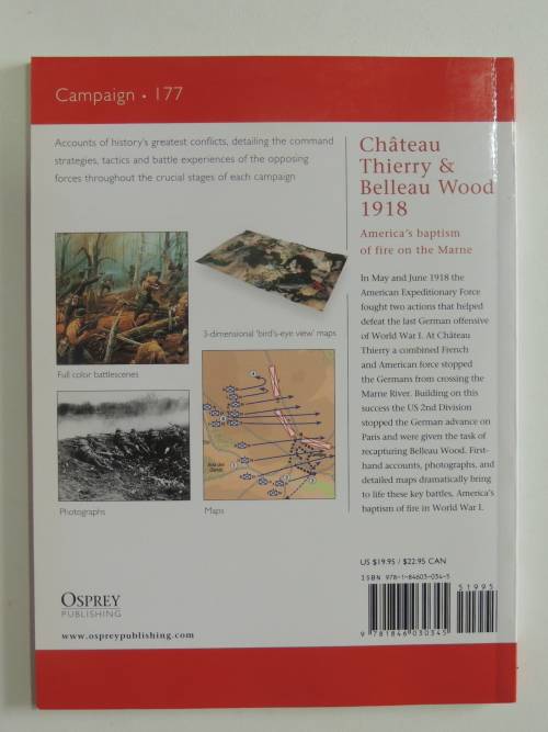 Osprey Campaign Series: Chateau Thierry and Belleau Wood - David Bonk