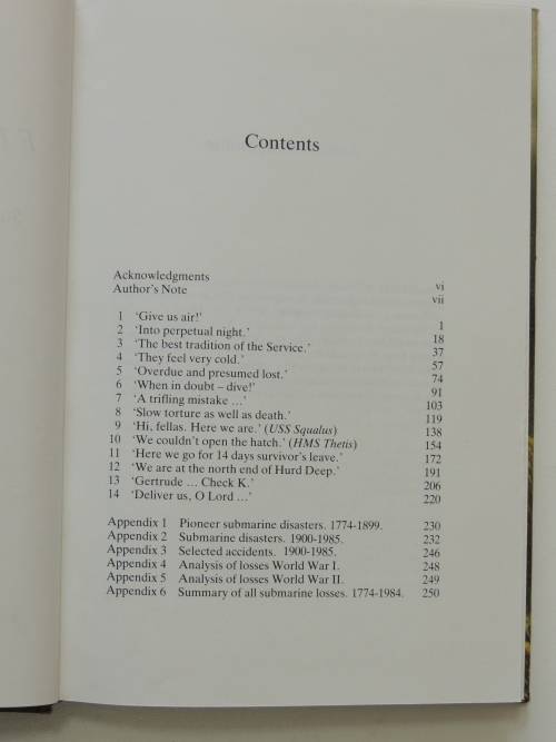 Few Survived - A History of Submarine Disasters - Edwyn Gray