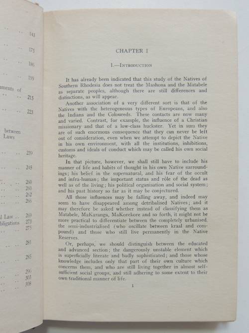 The Mashona and the Matabele - Charles Bullock 1950