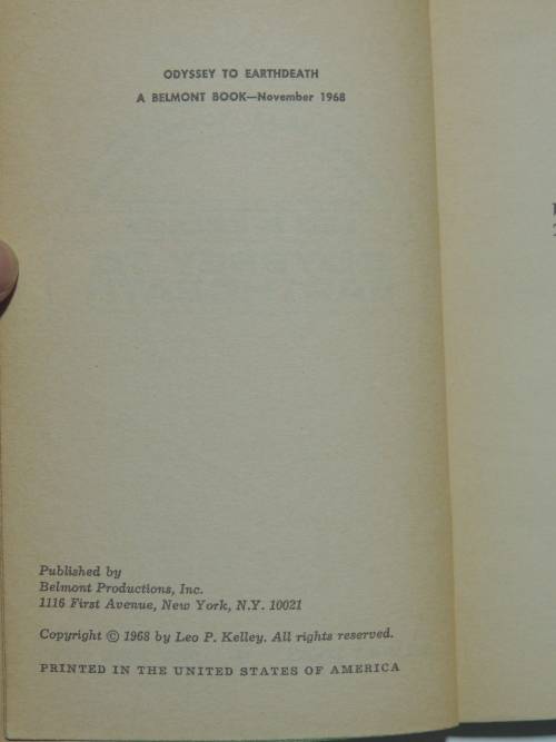 Odyssey to Earthdeath - Leo P Kelley