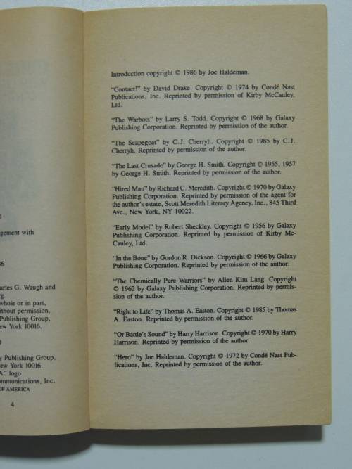 Body Armor: 2000 - Ed Joe Haldeman, C Waugh, MH Greenberg