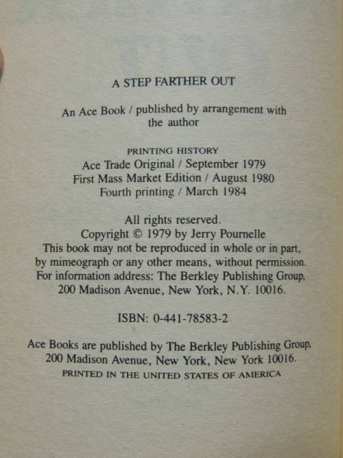 A Step Farther Out - Jerry Pournelle