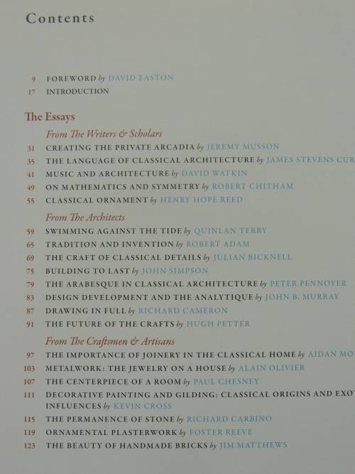 The Art of Classical Details - Theory, Design and Craftmanship - Phillip James Dodd -INTERIOR DESIGN
