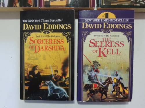 The Malloreon 5Vol`s -Guardians West, King Murgos, Demon Lord K,Sorceress D,Seeress K -David Eddings