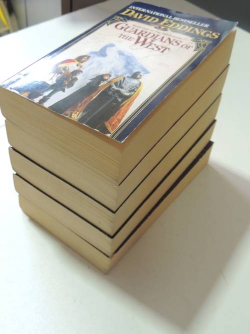 The Malloreon 5Vol`s -Guardians West, King Murgos, Demon Lord K,Sorceress D,Seeress K -David Eddings